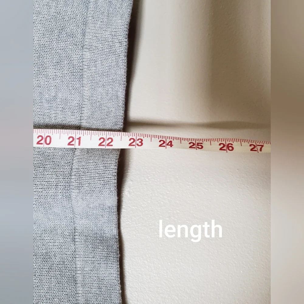 Lululemon Bhakti Reality Short Sleeve Knit Sweater Heathered Medium Gray Size 8